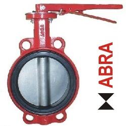 Затвор поворотный межфланцевый ABRA-BUV-VF866D032/040H Ду32/40 Ру16 с рукояткой