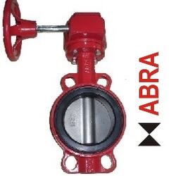 Затвор поворотный межфланцевый ABRA-BUV-VF866D250G Ду250 Ру16 с редуктором