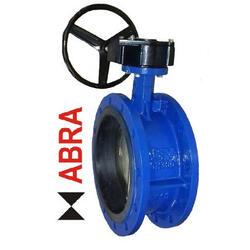 Затвор поворотный фланцевый ABRA-BUV-FL226D500G Ду500 Ру16 с редуктором